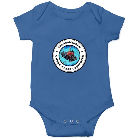 Discover Eas Agamemnon - Omega-Class Destroyer - Black - Sci-Fi - B5 Wonka Bar Poster Onesies