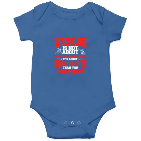 Discover Wrestling Saying Onesies