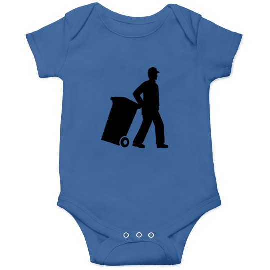 Discover Garbage man Baby Onesies