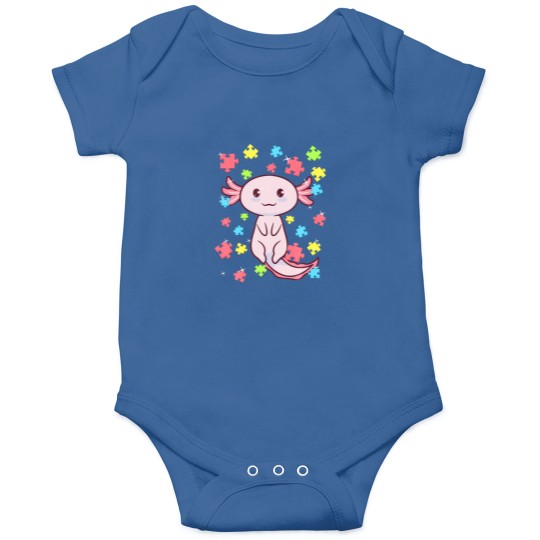 Discover Axolotl Autism Awareness Puzz;E Water Onesies