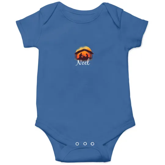 Discover Noel - Christmas Advent Nativity Scene North Star Onesies
