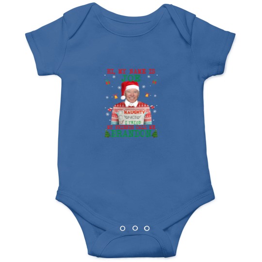 Discover Funny Hi My Name Is Joe My Friends Call Me Brandon Onesies
