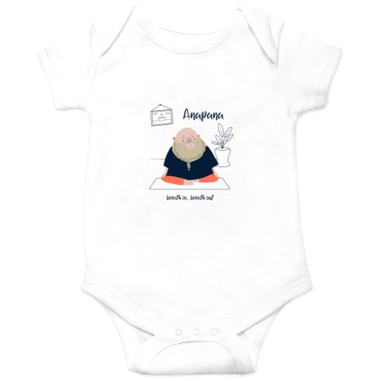 Discover Anapana Meditation Breath In - - Breath Out Onesies