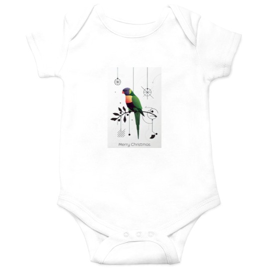 Discover minimalists Australian Lorikeet christmass Card – Celebrate with Native Australian Birds Onesies