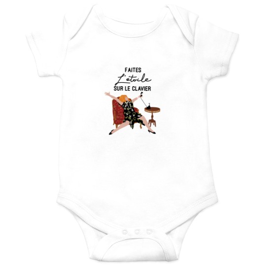 Discover Faites l’étoile sur le clavier - Brenda Onesies