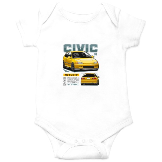 Discover Civic EG JDM Onesies