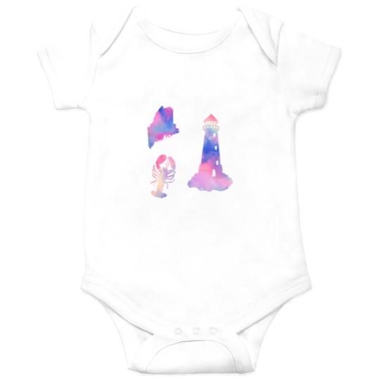 Discover rainbows States of Maine  Pack Onesies