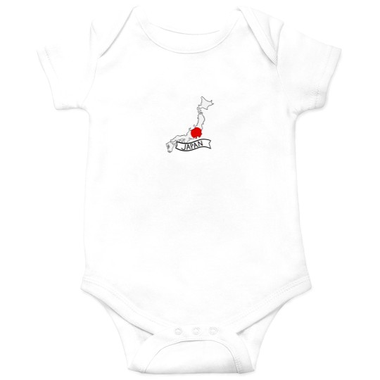 Discover Japan flags Map Onesies