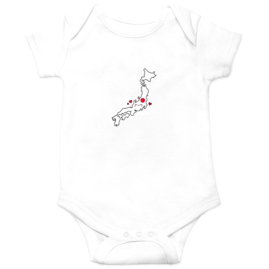 Discover Japan flags Map Smile with loves Onesies