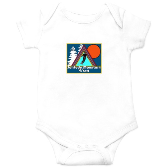 Discover Solitude mountains Utah skis vacation snow board -3 Onesies