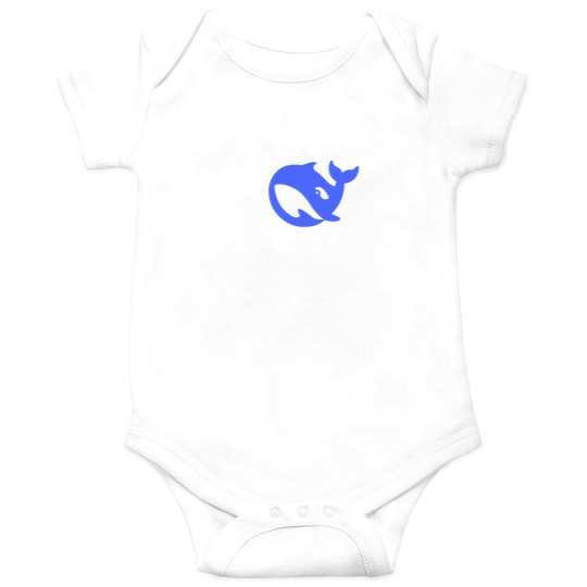 Discover DeepSeek Logo -3 Onesies