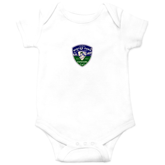 Discover Winter parks Colorado Skiing skis mountainss Skier Onesies