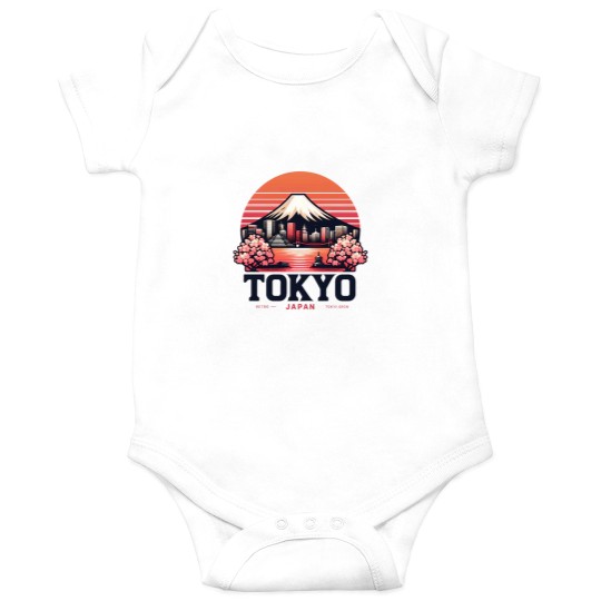 Discover Retro Tokyo Japan Onesies