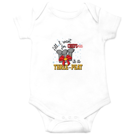 Discover All I Want for Chiefsmas is a Three-Peat Onesies
