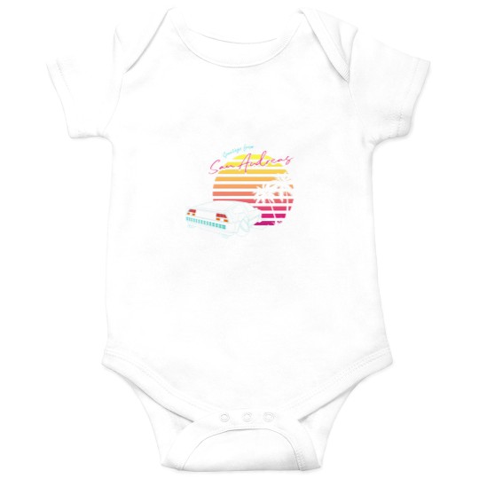 Discover Greetings from San Andreas Onesies