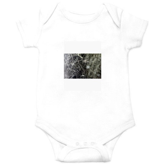 Discover Hot Fuzz in White abstracts Effects 1 Onesies