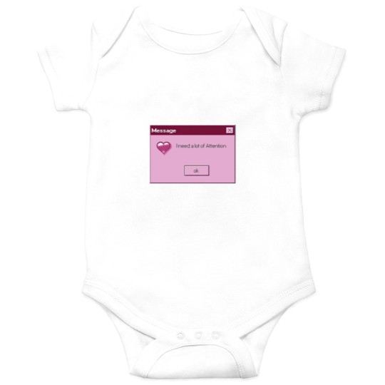 Discover I need Attention Premium Scoop Onesies
