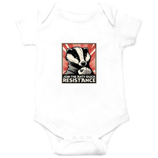 Discover Join the Anti-Duck Resistance Long Onesies