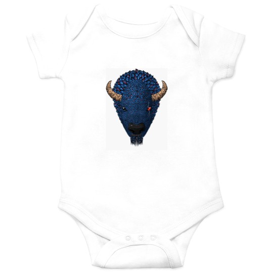 Discover Blue Buffaloss Head Onesies