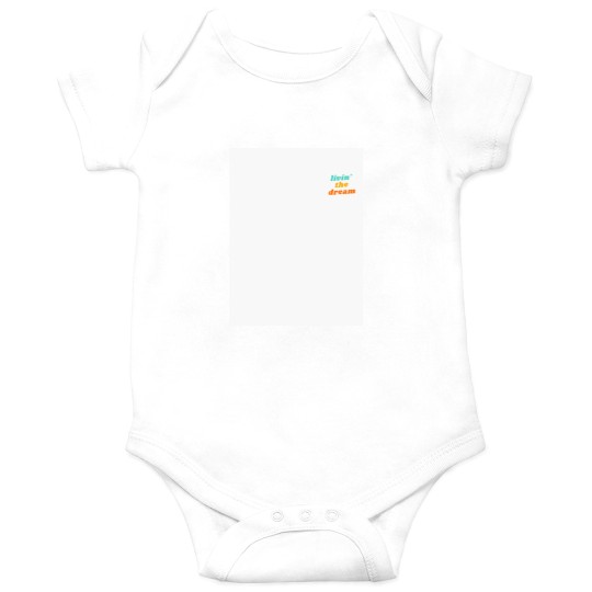 Discover Livin' the Dream Retro Logo Onesies