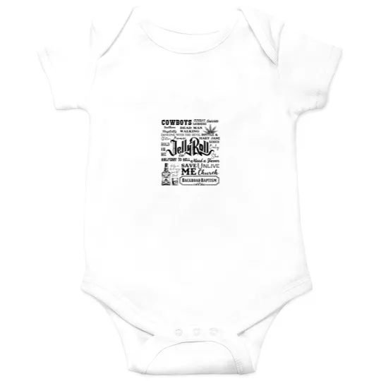 Discover Rapper Jelly Roll Music  -  Jelly Roll Songwriter Onesies