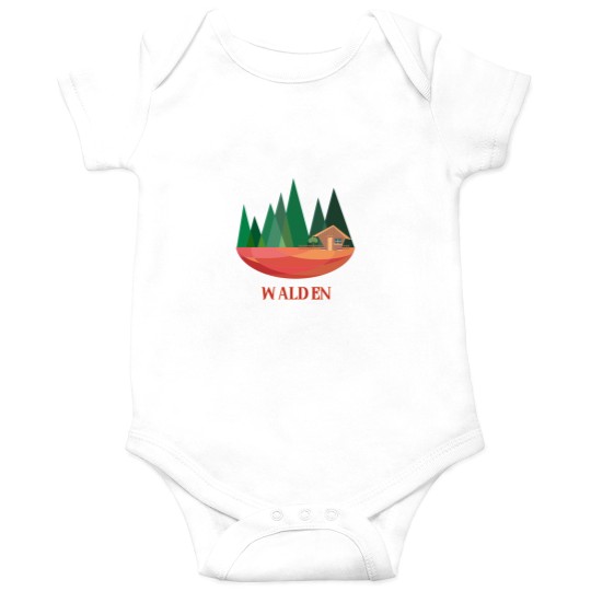 Discover Walden - Thoreau s little wood house between the forest Onesies