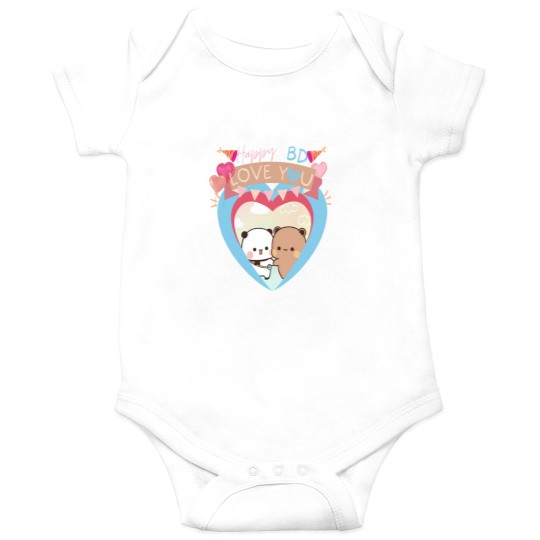 Discover BUBU DUDU PANDA BEAR loves HAPPY BIRTHDAY 2024 Onesies