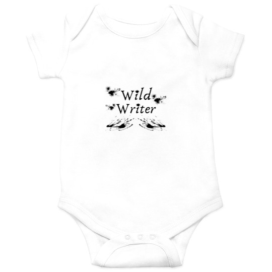 Discover Wild Writer - White Background Onesies