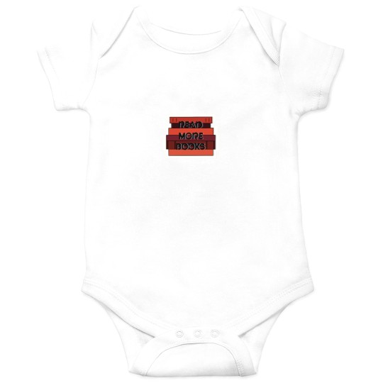 Discover Read More Books red book stack Onesies