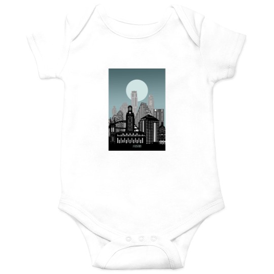 Discover austin skyline Onesies
