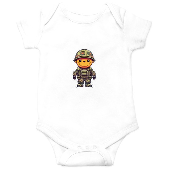 Discover Adorable Multicolored Toy Soldiers Onesies
