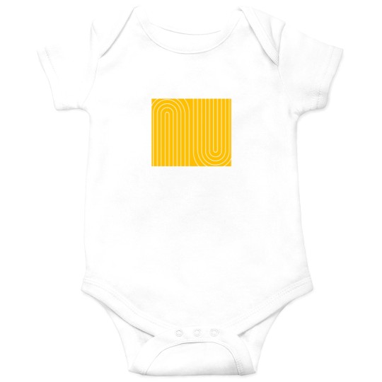 Discover Mid Centurys modern yellow arch Onesies