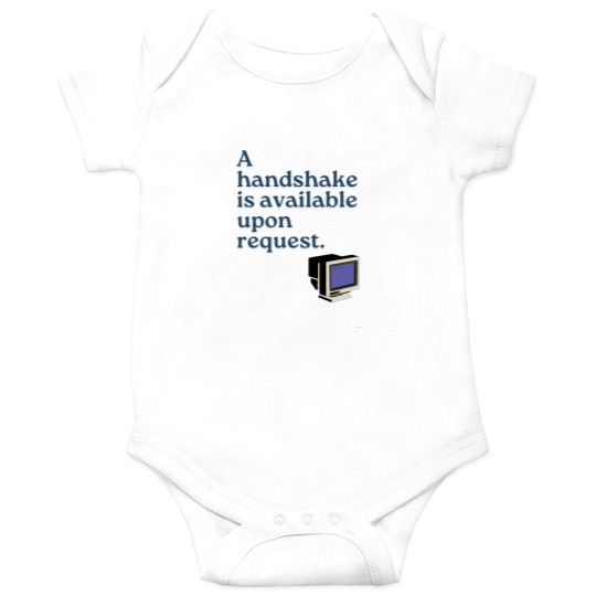 Discover Handshake is Available Upon Request Onesies