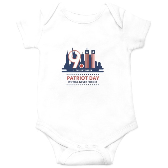 Discover Patriot Day – We Will Never Forget Baby Onesies