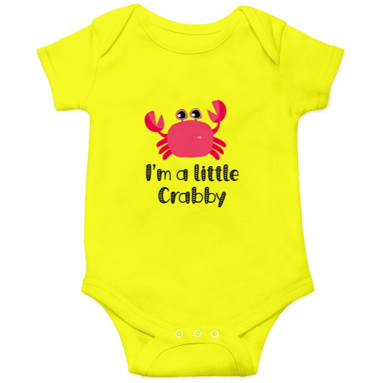 Discover Crab Baby Onesie I'm A Little Crabby Baby Onesie