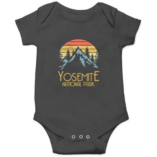 Discover Vintage Yosemite National Park California Onesie