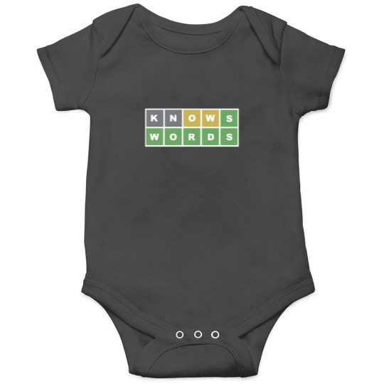 Discover WORDLE KNOWS WORDS Onesies