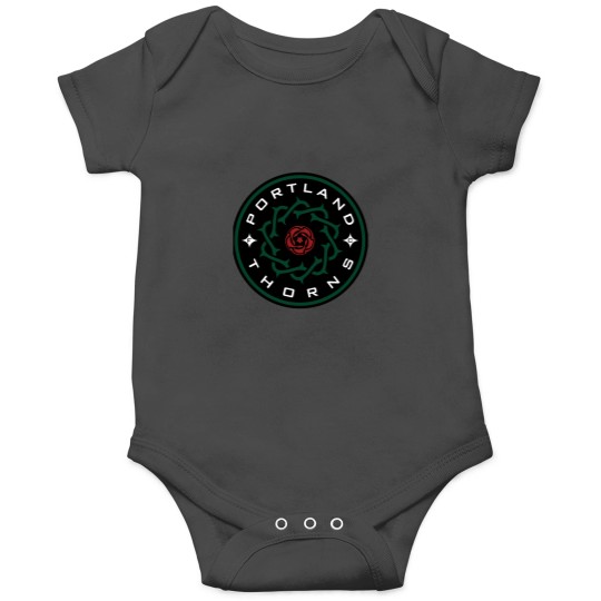 Discover Portland logo Thorns FC logo PortlandPremium Onesies