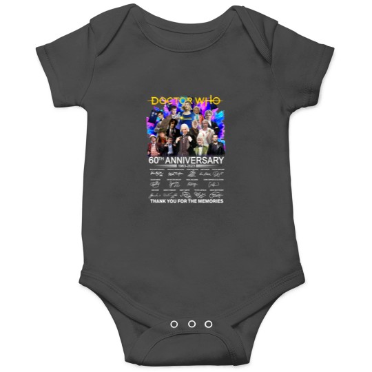 Discover Doctor Who 60th Anniversary 1963 ? 2023 Signature Onesies