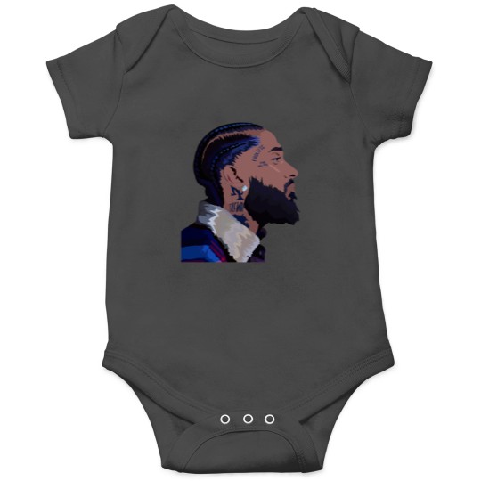 Discover Nipsey  Side Profile With Eye Sticker Onesies