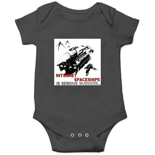 Discover Internet Spaceships is Serious Business Onesies