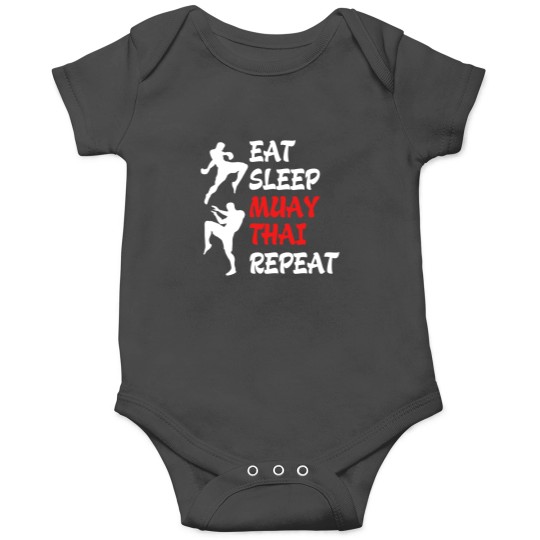 Discover Muay Thai Eat Sleep Repeat Thai Boxing Kickboxing Onesies