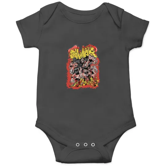 Discover Gwar Band Heavy Metal 1984 Onesies Black Fullsize S-5XL