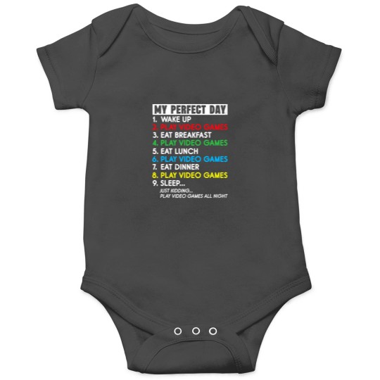Discover My Perfect Day Video Games Onesies