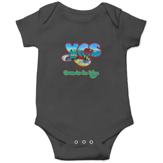 Discover YES Close To The Edge Band Logo Men's Black Onesies Clothing Onesies