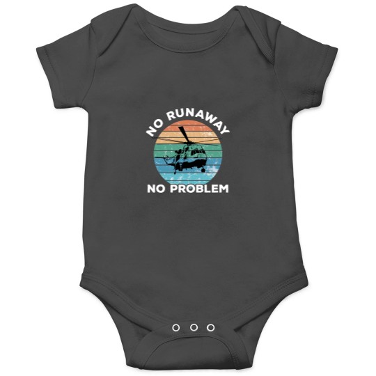 Discover Helicopter pilot  no runway no problem  funny pilot quote Onesies