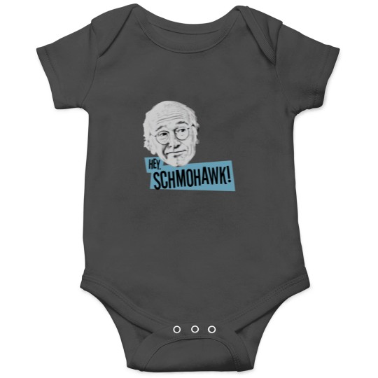 Discover Larry David Curb Your Enthusiasm "Schmohawk"funny Onesies