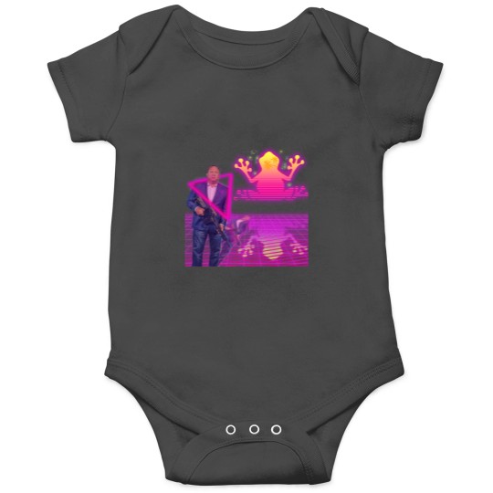 Discover Alex Jones FROGGED 80s Outrun Onesies