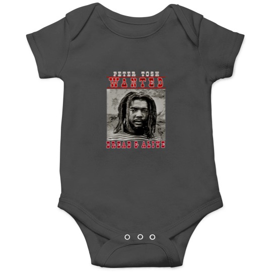Discover Peter Tosh Wanted Dread And Alive Onesies