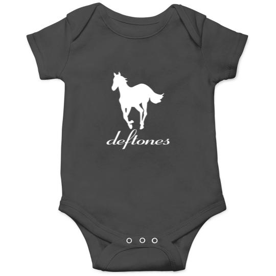 Discover Vintage Deftone White Pony Onesies